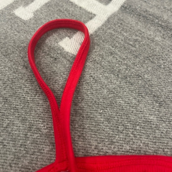 TNA Vibrant Red Ribbed Top - Picture 7 of 7